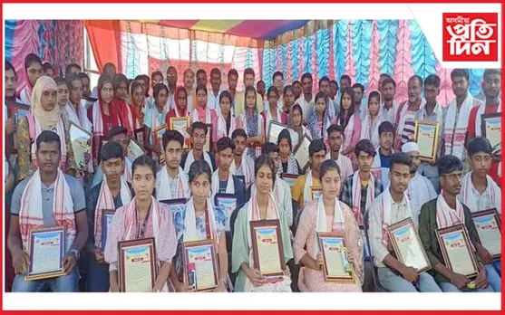 জাগীৰোড ব্লক কংগ্ৰেছৰ উদ্যোগত গাগলমাৰীত অভিনন্দন অনুষ্ঠান...