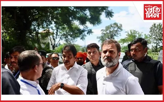 ৰাহুল গান্ধীৰ কনয়ভয়ক দুঘণ্টা ধৰি আবদ্ধ মণিপুৰ আৰক্ষীৰ