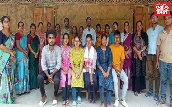 এশ শতাংশ উত্তীৰ্ণৰে উজ্বলিল ৰাইডঙীয়া শংকৰ মাধৱ বিদ্যাপীঠ...