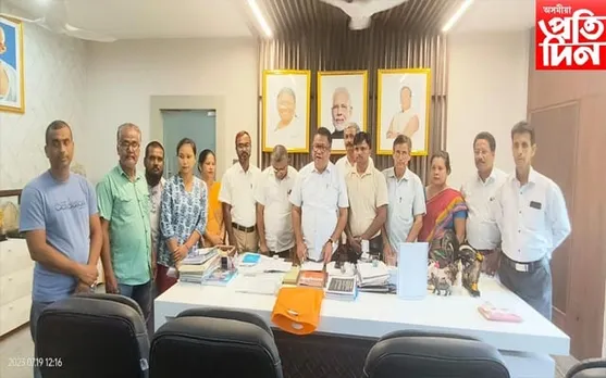 শিক্ষামন্ত্ৰীৰ লগত বৈঠক  সন্তোষজনক বুলি মন্তব্য শিক্ষক-কৰ্মচাৰী ঐক্যমঞ্চৰ