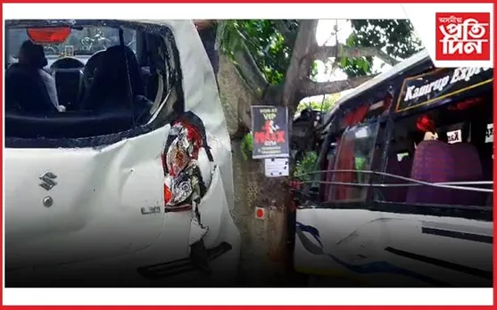বিমান বন্দৰৰ সমীপত ভয়ংকৰ পথ দুৰ্ঘটনা, ২০ জনৰো অধিক আহত 