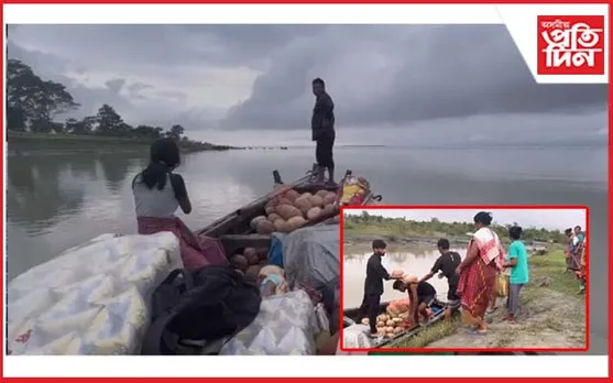 চাবুৱাৰ সাংবাদিকৰ অভিনৱ কাৰ্যসূচীঃ মূল্যবৃদ্ধি হ্ৰাসৰ বাবে শাক-পাচলি বিক্ৰী, লাভৰ ধনেৰে বান সাহায্য প্ৰদান