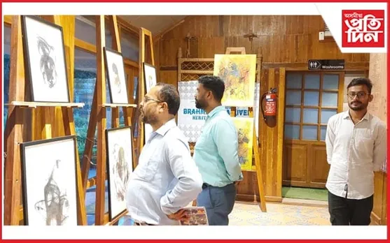 গুৱাহাটীৰ ব্ৰহ্মপুত্ৰ হেৰিটেজত চিত্ৰ প্ৰদৰ্শনী