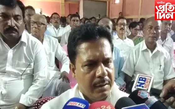  মনজিৎ মহন্তলৈ শেষ শ্ৰদ্ধা  প্ৰদেশ কংগ্ৰেছৰ সভাপতি ভূপেন বৰাৰ