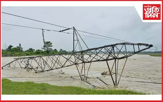চিৰাঙৰ ভাৰত-ভূটান সীমান্তৰ দেউশ্ৰীত নিজলা নৈৰ ভয়ংকৰ ৰূপ...