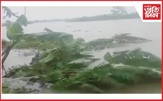 চাৰিকঢ়িয়া নদীৰ খহনীয়াত বিধ্বস্ত গোর্খালিবাসী...
