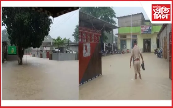 হাটশিঙিমাৰীত কৃত্ৰিম বান: জলমগ্ন চৰকাৰী কাৰ্যালয়...