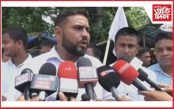 মূল্যবৃদ্ধিৰ বিৰুদ্ধে দৰং জিলা ছাত্ৰ সন্থাৰ প্ৰতিবাদ 