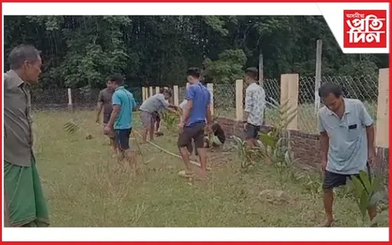 ব্ৰহ্মজ্যোতি নামঘৰৰ চৌহদত ৰাইজৰ দ্বাৰা বৃক্ষৰোপণ কাৰ্যসূচী