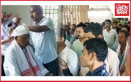 সদৌ চুতীয়া জাতি সন্মিলনৰ নৱনিৰ্বাচিত সভাপতি বিবুল হাজৰিকাক সম্বৰ্ধনা...