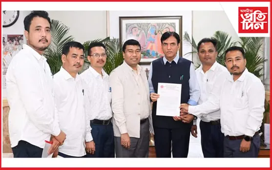 নামৰূপ সাৰ কাৰখানা সন্দৰ্ভত কেন্দ্ৰীয় সাৰ মন্ত্ৰী মনসুখ মাণ্ডাভিয়াক সাক্ষাৎ আছুৰ