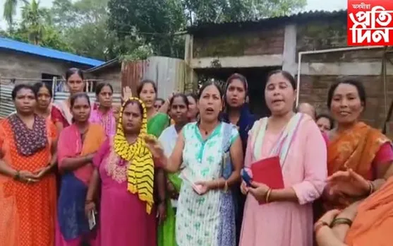 চাবুৱাত চাউল বিতৰণত ব্যাপক অনিয়মৰ অভিযোগ তুলি একাংশৰ প্ৰতিবাদ