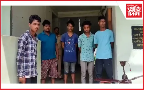 ড্ৰাগছ সেৱনৰ বাবে চুৰি কৰিছিল সামগ্ৰীঃ কমাৰবন্ধাত গ্ৰেপ্তাৰ ৫ যুৱক