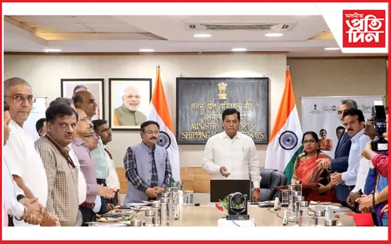 কেন্দ্ৰীয় মন্ত্ৰী সৰ্বানন্দ সোণোৱালে মুকলি কৰিলে সাগৰ সেতু অধীনৰ 'বন্দৰ স্বাস্থ্য সংস্থা'এপ 