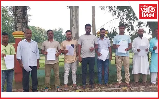 মুখ্যমন্ত্ৰীৰ নিৰ্দেশক অংগুষ্ঠ প্ৰদৰ্শন নগাঁও ৰাজহ বিভাগৰ : কলিয়াবৰত মৌন প্ৰতিবাদ 