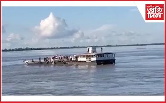 অনিৰ্দিষ্ট কাললৈ বন্ধ মাজুলী-নিমাতীঘাটৰ ফেৰী সেৱা