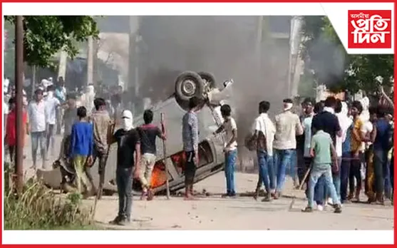 দেশত আকৌ সাম্প্ৰদায়িক সংঘৰ্ষঃ এইবাৰ জ্বলিছে হাৰিয়ানা