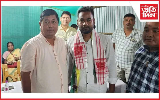 আছু-বি পি এফৰ শতাধিক নেতা-কৰ্মীৰ ইউ পি পি এলত যোগদান