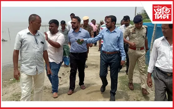 ভয়ংকৰ খহনীয়াৰ কবলত সুখচৰ-মলাখোৱা গাওঁ পঞ্চায়তৰ বৃহৎ এলেকা