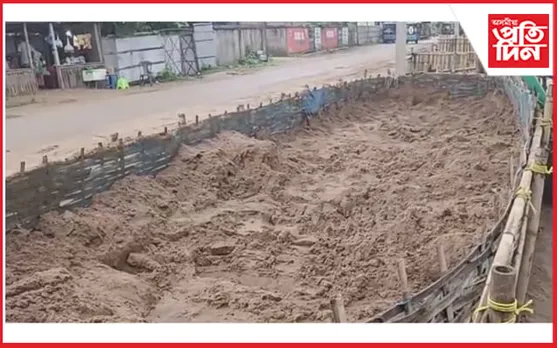 বন বিভাগক কোটি কোটি ৰাজহ ফাঁকি দি দিনে-নিশাই চলাই আছে বালিৰ ব্যৱসায়