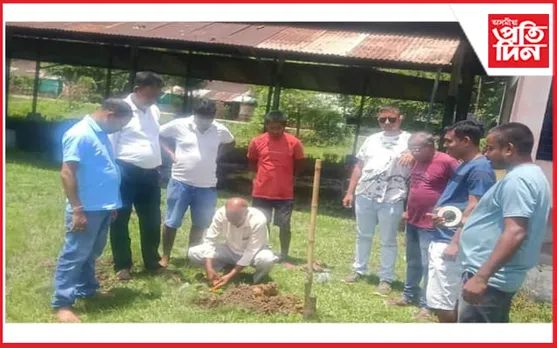 মথুৰাপুৰত  ঝুমইৰ সন্মিলনৰ লাইখুঁটা স্থাপন