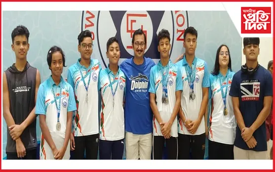 ৰাষ্ট্ৰীয় সাঁতোৰ প্ৰতিযোগিতাত যোৰহাটৰ খেলুৱৈৰ সফলতা