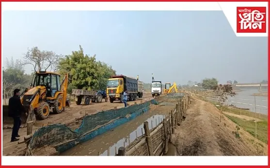 কোটি টকাৰ কৰ ফাঁকিঃ গোৱালপাৰাত ডি এফ অ'ৰ আশিসত অবৈধ বালি খনন