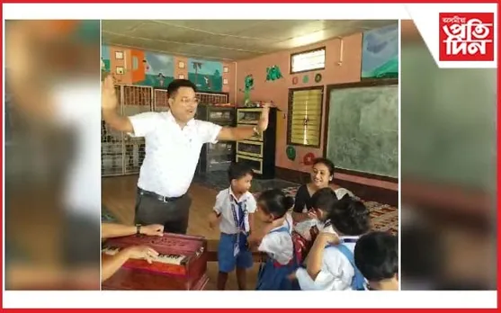 মৰ্ণিং ষ্টাৰ হাইস্কুলৰ শিক্ষকৰ শিক্ষাৰ্থীক শিক্ষাদানৰ অভিনৱ কৌশল