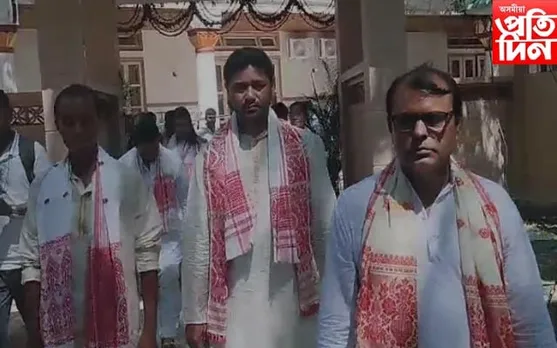 বটদ্ৰৱা থানত উপস্থিত অসম জাতীয় পৰিষদৰ "এক অসম যাত্ৰা"