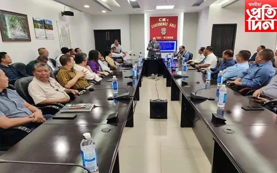  মিজোৰামৰ মুখ্যমন্ত্ৰীক সাক্ষাৎ  ১০ কুকি বিধায়ক-নাগৰিক সমাজৰ