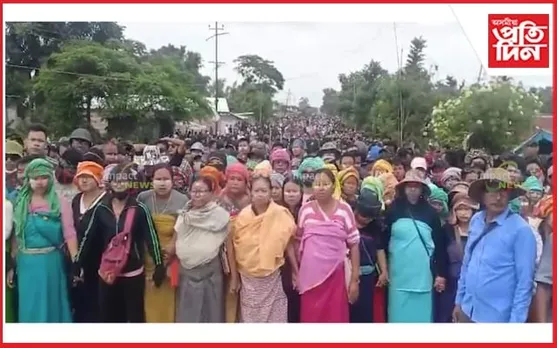 মণিপুৰৰ গণ সমাৱেশত সংঘৰ্ষ, সাংবাদিককে ধৰি ২৫ জন আহত