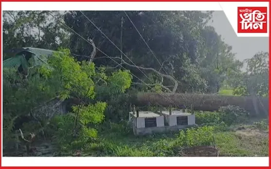 গন্ধকৰৈ গাঁৱত প্ৰচণ্ড ধুমুহা 