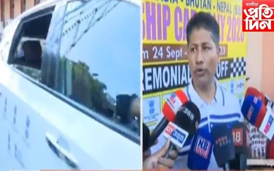 ফ্রেণ্ডশ্বিপ ইণ্টাৰনেচনেল কাৰ ৰেলীৰ ফ্লেগঅফ কৰিলে মন্ত্রী পীযূষ হাজৰীকাই