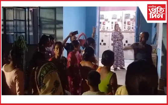 লামডিঙত বিদ্যুৎ বিভাগৰ কাৰ্যালয় ঘেৰাও স্থানীয়ৰ