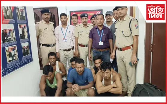 চোৰৰ বিৰুদ্ধে লামডিঙত ৰে'ল আৰক্ষীৰ অভিযান 