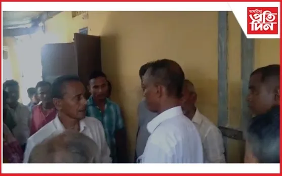 কচুৱাৰ পুঠিমাৰী হাইস্কুলৰ প্ৰধান শিক্ষকক ঘেৰাও 