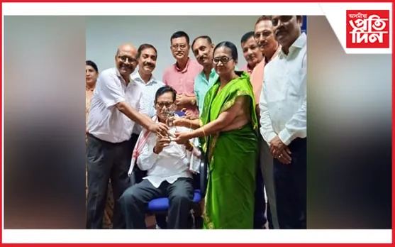 ক্ৰীড়াবিদ-ক্ৰীড়া সংগঠকক সম্বৰ্ধনাৰে অৰ্জুন ভোগেশ্বৰ বৰুৱাৰ ওপজাদিন উদযাপন