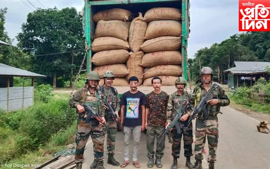 মণিপুৰত দুটা দিনত প্ৰায় ২০.৪০ কোটি টকাৰ বাৰ্মিজ চুপাৰী জব্দ