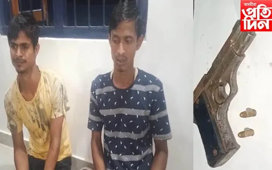 নগাঁৱত সজীৱ গুলী-পিষ্টলসহ গ্ৰেপ্তাৰ ২ডকাইত