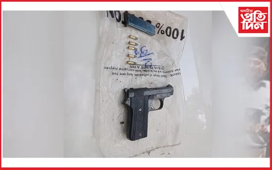 ধুলি চাহ বাগিছাত পিষ্টলসহ আপত্তিজনক সামগ্ৰী উদ্ধাৰ