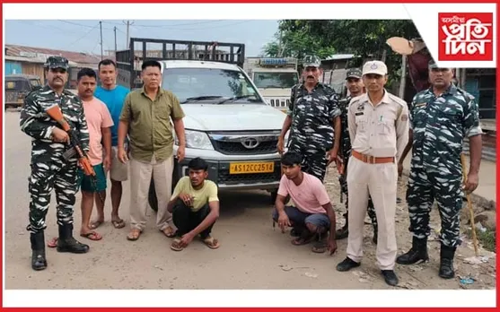 বৰঙাবাৰীৰ পৰা চুৰি হোৱা বাহন ডিমাপুৰ সীমান্তত উদ্ধাৰ