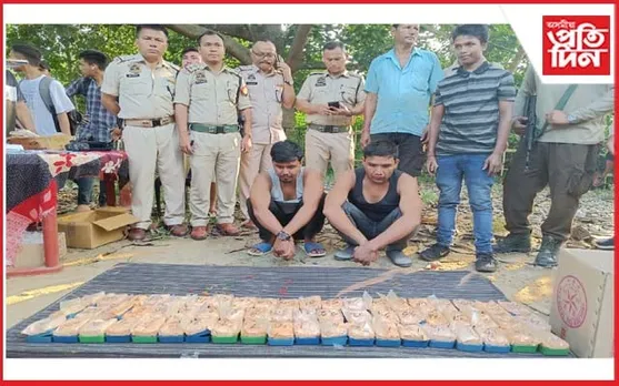 বৰপথাৰত বৃহৎ পৰিমাণৰ হেৰ'ইন জব্দ