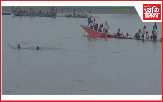 টিপকাই নদীত উলটিল ১৫০জন লোক কঢ়িয়াই অনা নাও