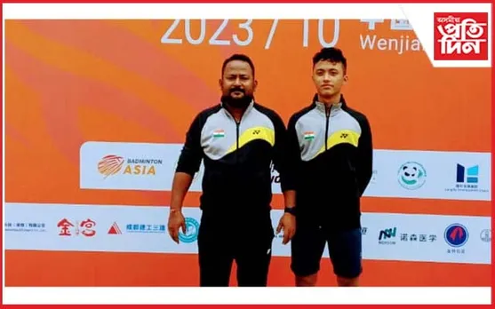 চীনত অনুষ্ঠিত বেডমিণ্টন এছিয়া জুনিয়ৰ চূড়ান্ত খেলত অসম সন্তান বৰ্ণিল আকাশ চাংমাই