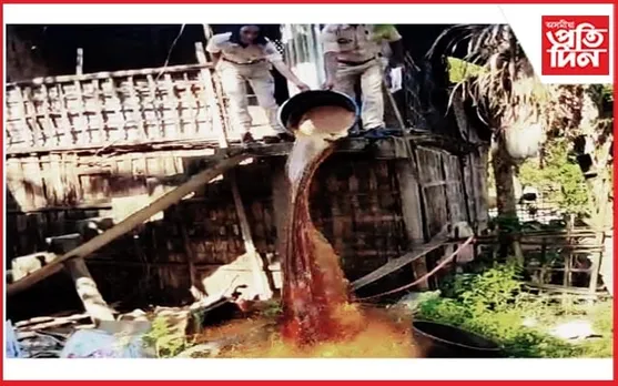 ঘিলামৰাত চুলাই বিৰোধী অভিযান