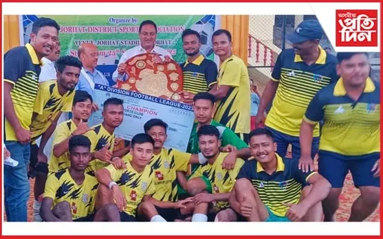 যোৰহাট এ ডিভিজন ফুটবল লীগৰ সামৰণিঃ বৰভেটা স্প'ৰ্টছ ক্লাব চেম্পিয়ন...
