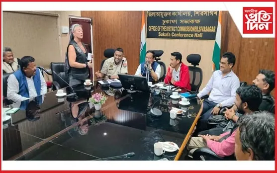 শিৱসাগৰৰ দিচাংমুখত 'নৰ্থ ইষ্ট ৰাইডাৰ্ছ মিট'ৰ আয়োজন