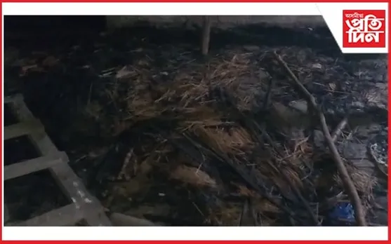 বঢ়মপুৰত অগ্নিকাণ্ডঃ ফটকাৰ পৰা অগ্নি সংযোগৰ সন্দেহ...