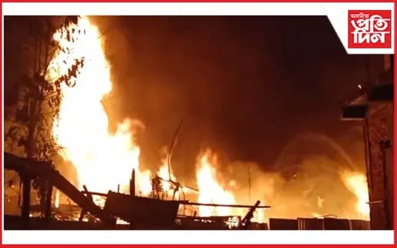 দীপাৱলীৰ আনন্দ-উল্লাসৰ মাজতে তিতাবৰত অগ্নিকাণ্ড