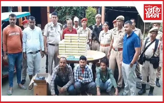 আৰক্ষীয়ে মাটি খান্দি জব্দ কৰিলে ৩৮,৮৮০টা নিচাজাতীয় টেবলেট